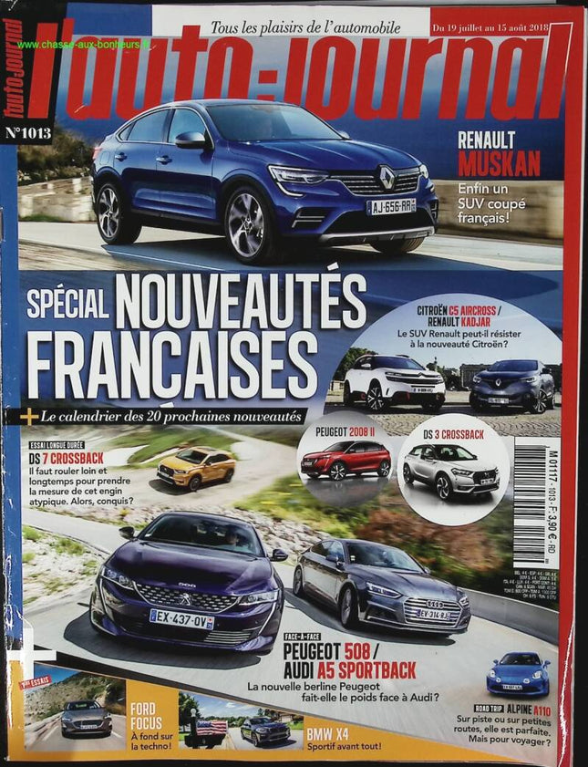 Spezielle französische Nachrichten - L'auto journal - Nr. 1013 - 2018 - Zeitschriftenbericht - Auto