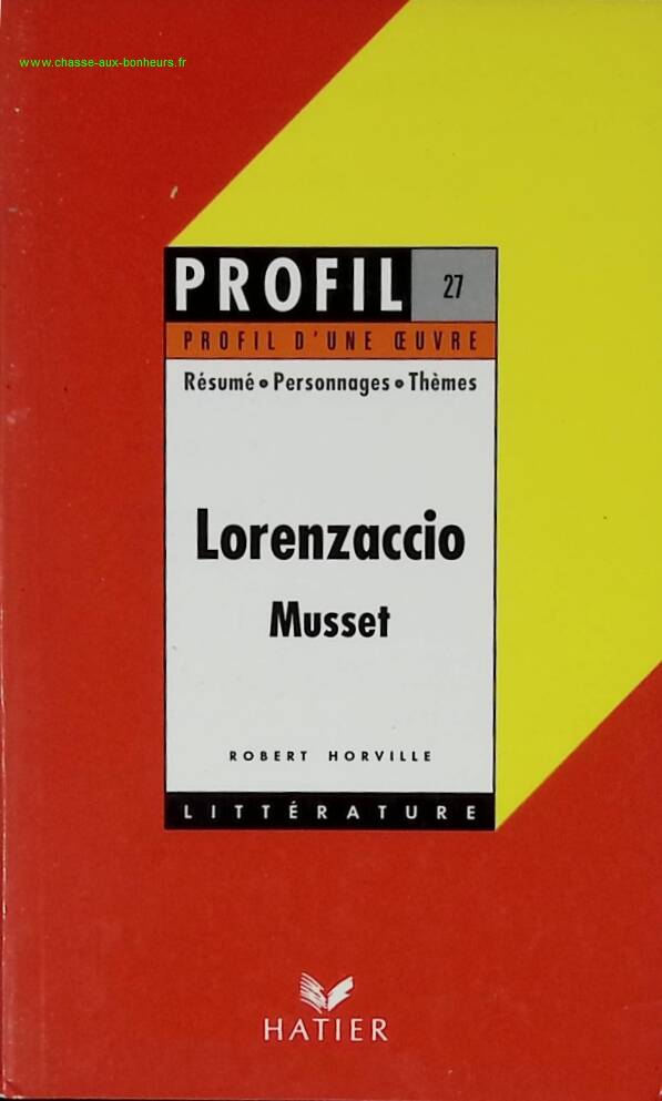 Lorenzaccio - Musset - livre