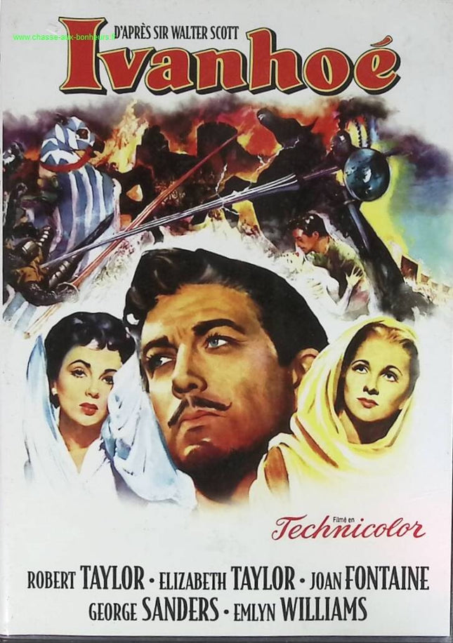 Ivanhoe - Robert Taylor, Elizabeth Taylor - DVD-Abenteuerfilm Jahrgang 1952