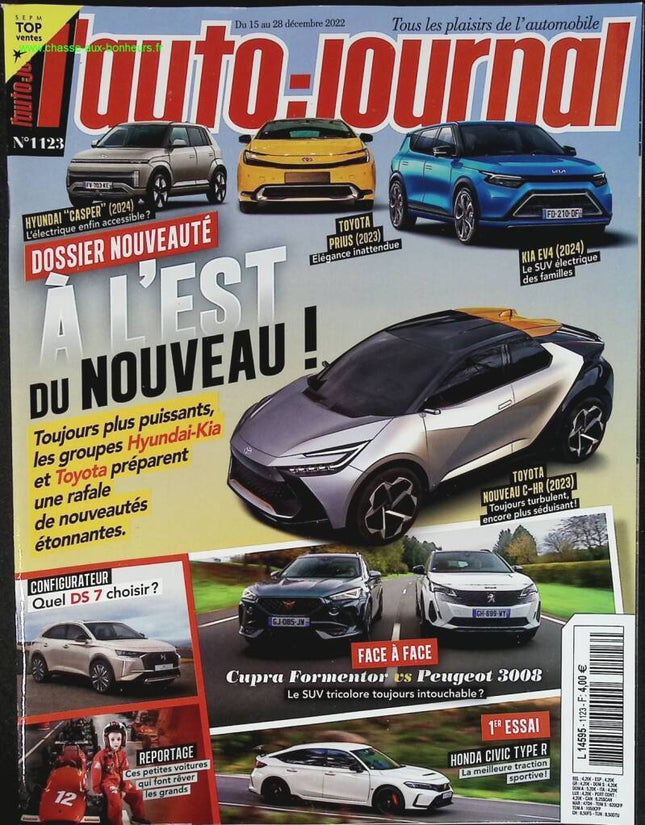 Toyota Hyundai KIA - L'auto journal - n° 1123 - 2022 - revue magazine - voiture