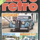 Hotchkiss Peugeot 403 Mercedes 540 K - Retro car and motorcycle - No. 49 - 1984 - magazine review - car