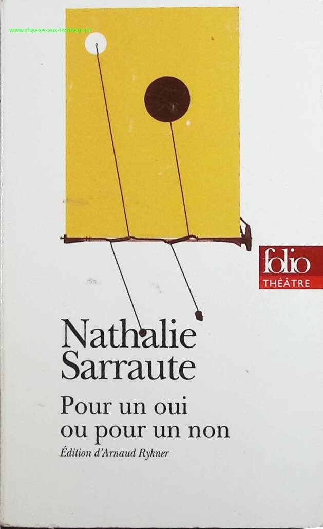 For Yes or No - Nathalie Sarraute - book