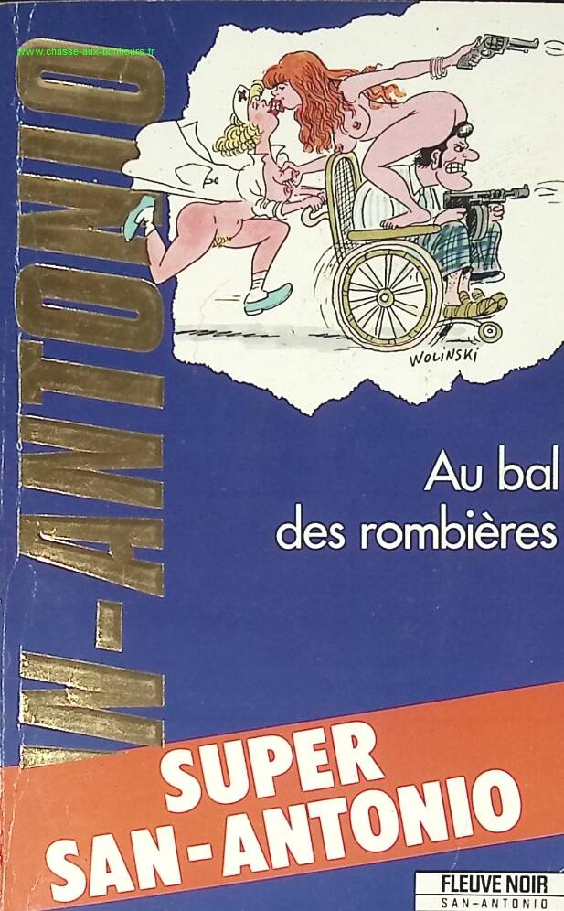 Au Bal des Rombières – San-Antonio – roman policier humour polar français commissaire San-Antonio d’occasion - livre