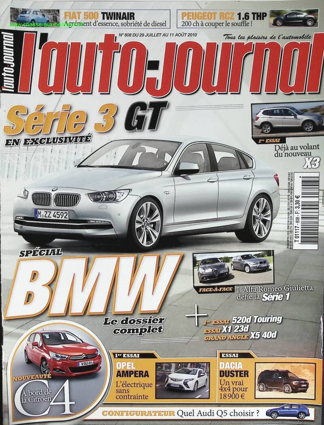Spécial BMW - L'auto journal - n° 808 - 2010 - revue magazine - voiture
