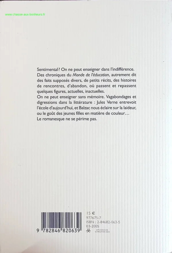 A Sentimental Professor - Notebook - Catherine Henri - book