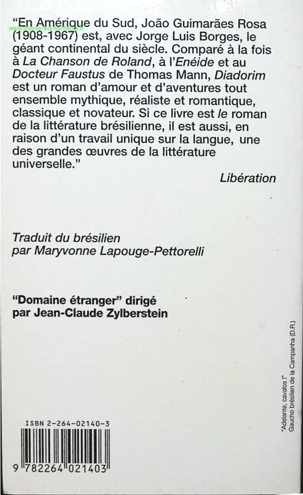 Diadorim - João Guimarães Rosa - livre