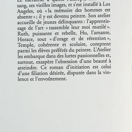 Das Atelier des Malers - Patrick Grainville - Buch