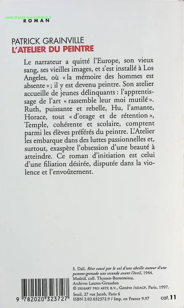 The Painter's Studio - Patrick Grainville - book