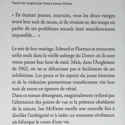 On Chesil Beach - Ian McEwan - 2009 - book