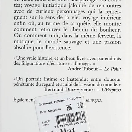 Leçons particulières - Hélène Grimaud - Livre