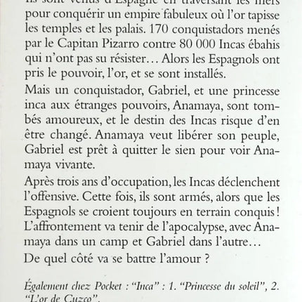 Inca, tome 3 - La Lumière du Machu Picchu - Antoine B. Daniel - livre