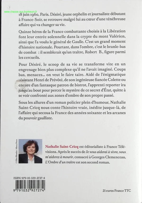The Shadow of a Traitor - Nathalie Saint-Cricq - Book