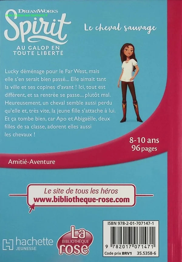 Spirit - Galloping Free - Volume 1 - The Wild Horse - Pink Library - Dreamworks - Book