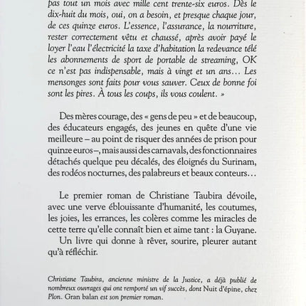 Gran Balan - Christiane Taubira - Book