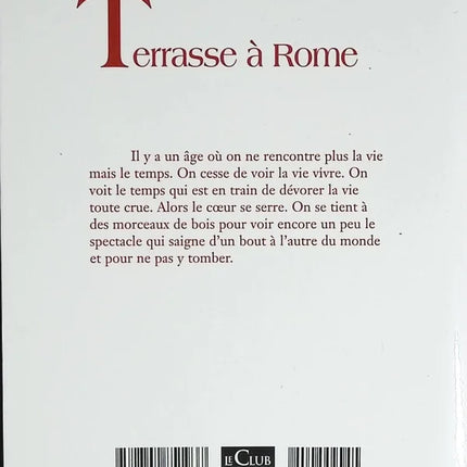 Terrasse à Rome - Quignard Pascal - livre
