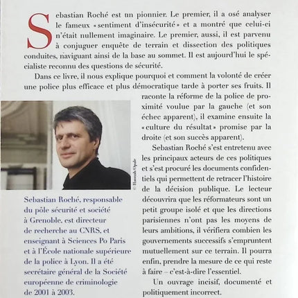 Community Policing Our Security Policies - Sebastian Roché - Book