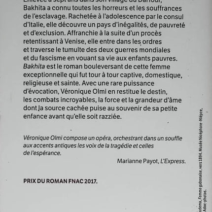 Bakhita - Véronique Olmi - 2019 - Buch