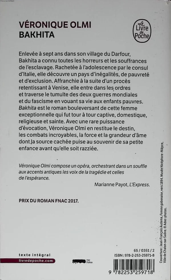 Bakhita - Véronique Olmi - 2019 - book