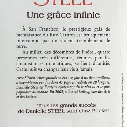 Une grâce infinie - Danielle Steel - livre