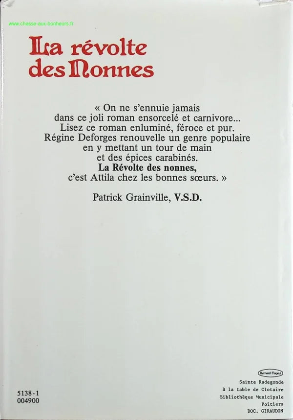 The Nuns' Revolt - Régine Deforges - book