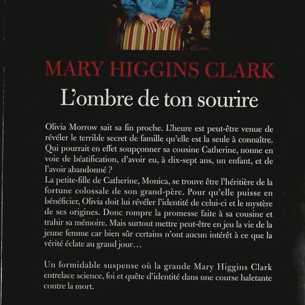 L'Ombre de ton sourire - Mary Higgins Clark - Livre