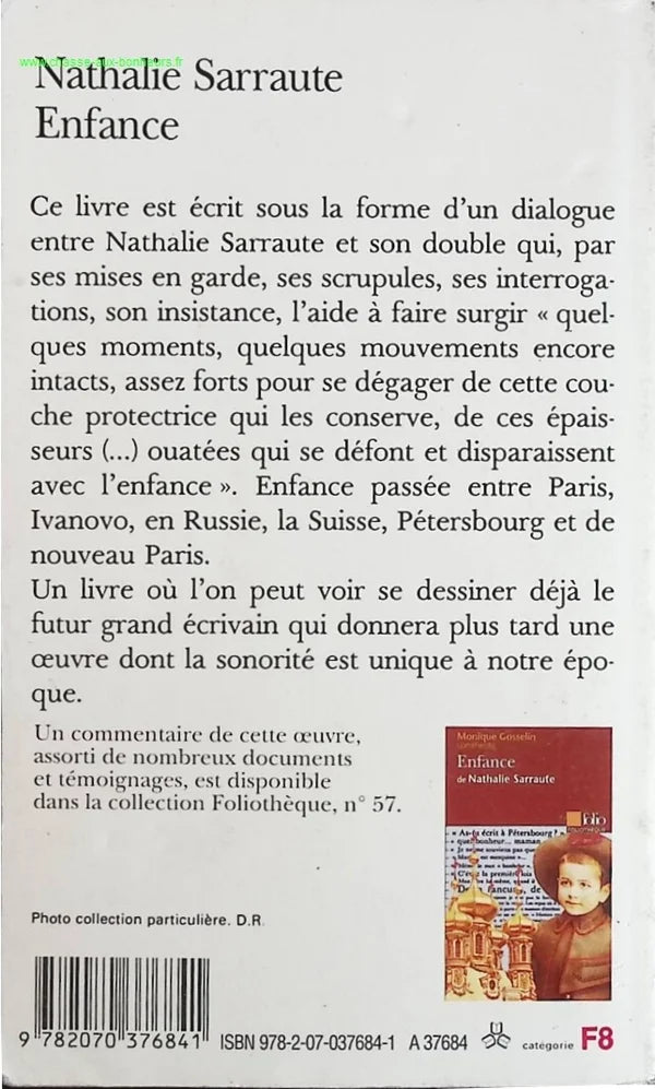 Childhood - Nathalie Sarraute - book
