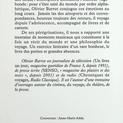 Je ne suis pas là - Olivier Barrot - livre
