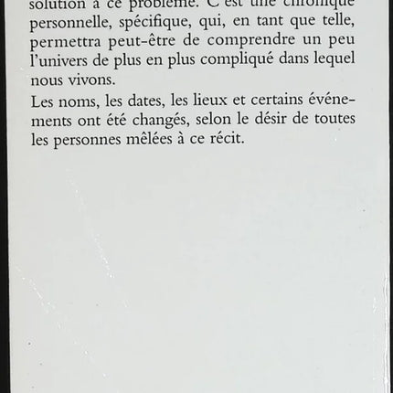 L'Herbe bleue - Journal intime d'une jeune droguée - livre