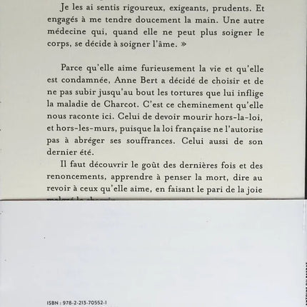 Le tout dernier été - Anne Bert - livre