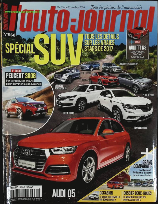 Spécial SUV - L'auto journal - n° 968 - 2016 - revue magazine - voiture