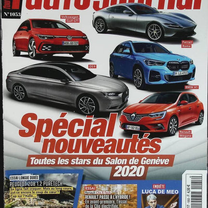Special new releases - L'auto journal - n° 1053 - 2020 - magazine review - car