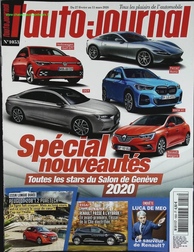 Spécial nouveautés - L'auto journal - n° 1053 - 2020 - revue magazine - voiture