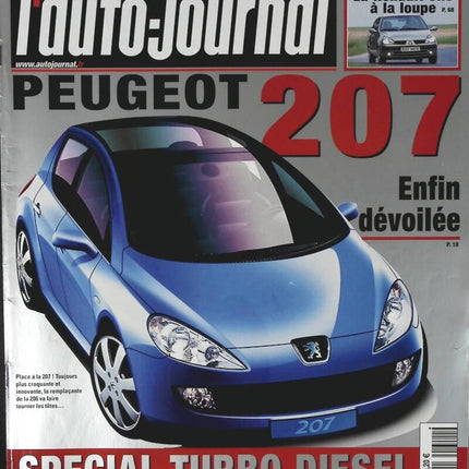 Peugeot 207 - L'auto journal - n° 611 - 2003 - magazine review - car