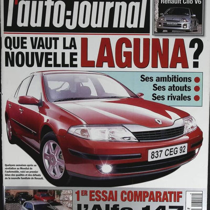 Was ist der neue Laguna wert? - L'auto journal - Nr. 553 - 2000 - Zeitschriftenrezension - Auto