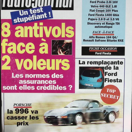 Porsche 996 - L'auto journal - n° 6 - 1994 - revue magazine - voiture