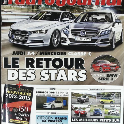 Audi A4 Mercedes C-Class - L'auto journal - n° 893 - 2013 - magazine review - car