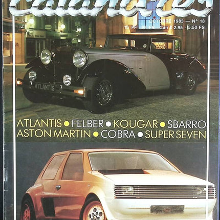 Calandres - n° 18 - 1983 - revue magazine - voiture