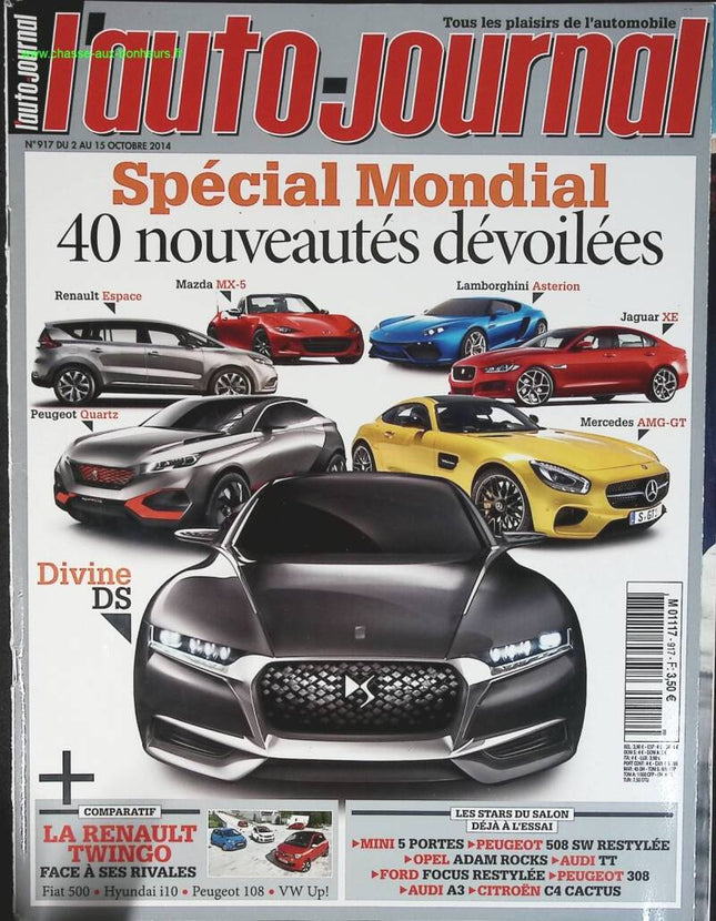 Spécial mondial - L'auto journal - n° 917 - 2014 - revue magazine - voiture