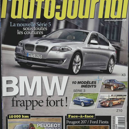 BMW frappe fort - L'auto journal - n° 791 - 2009 - revue magazine - voiture