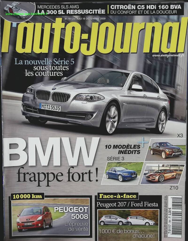 BMW schlägt hart zu - L'auto journal - Nr. 791 - 2009 - Zeitschriftenbericht - Auto