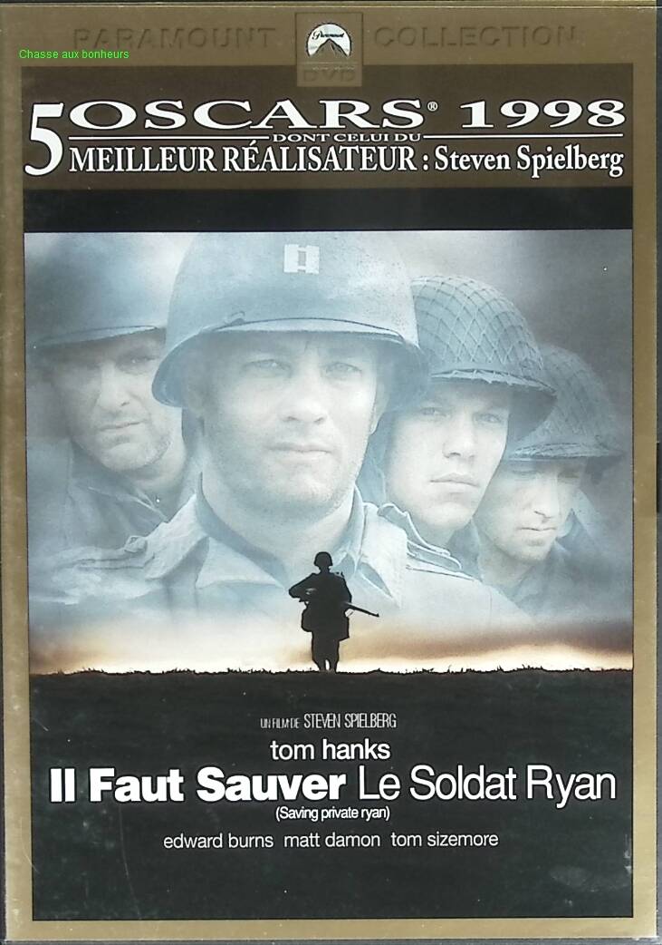 Saving Private Ryan - Tom Hanks - Matt Damon - Steven Spielberg DVD war