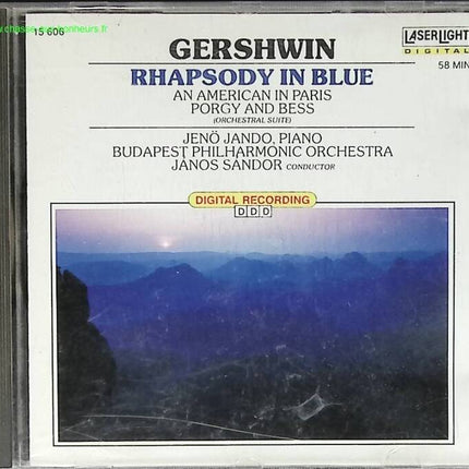 Rhapsody Blue/American in Paris/Porgy & BES - Gershwin, Jando, Sandor, Budapest Phil Orch - CD