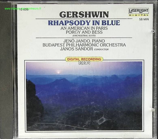 Rhapsody Blue/American in Paris/Porgy &amp; BES - Gershwin, Jando, Sandor, Budapest Phil Orch - CD