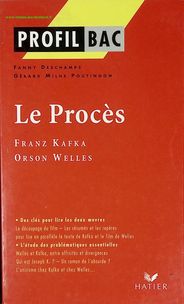 Le Procès - Franz Kafka, Orson Welles - livre