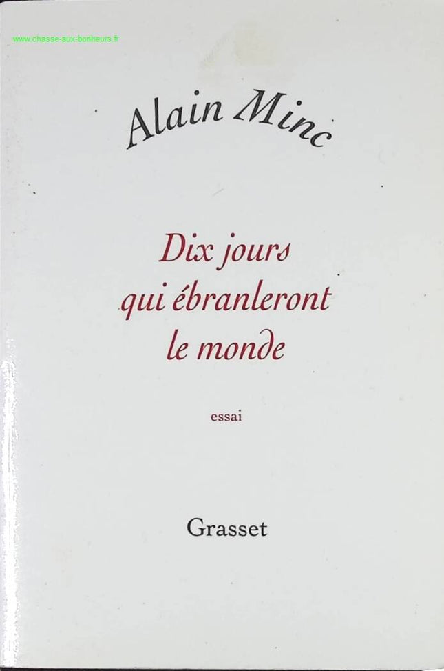 Die zehn Tage, die die Welt erschüttern werden - Alain Minc - Buch