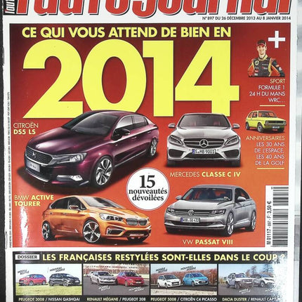 Citroën Mercedes BMW - L'auto journal - n° 897 - 2014 - revue magazine - voiture