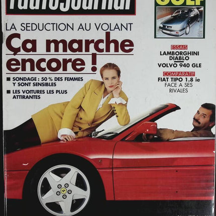 La séduction au volant ça marche encore - L'auto journal - n° 21 - 1990 - revue magazine - voiture
