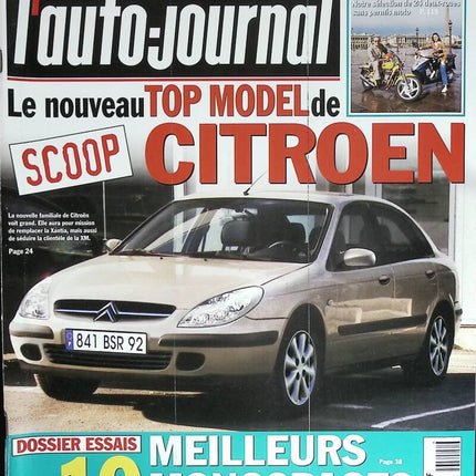Le nouveau top model de Citroën - L'auto journal - n° 515 - 1999 - revue magazine - voiture