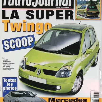 La super Renault Twingo - L'auto journal - n° 627 - 2003 - revue magazine - voiture