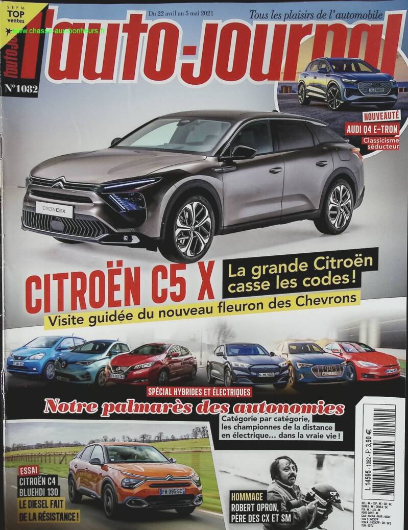 Citroën C5X - L'auto journal - n° 1082 - 2021 - revue magazine - voiture